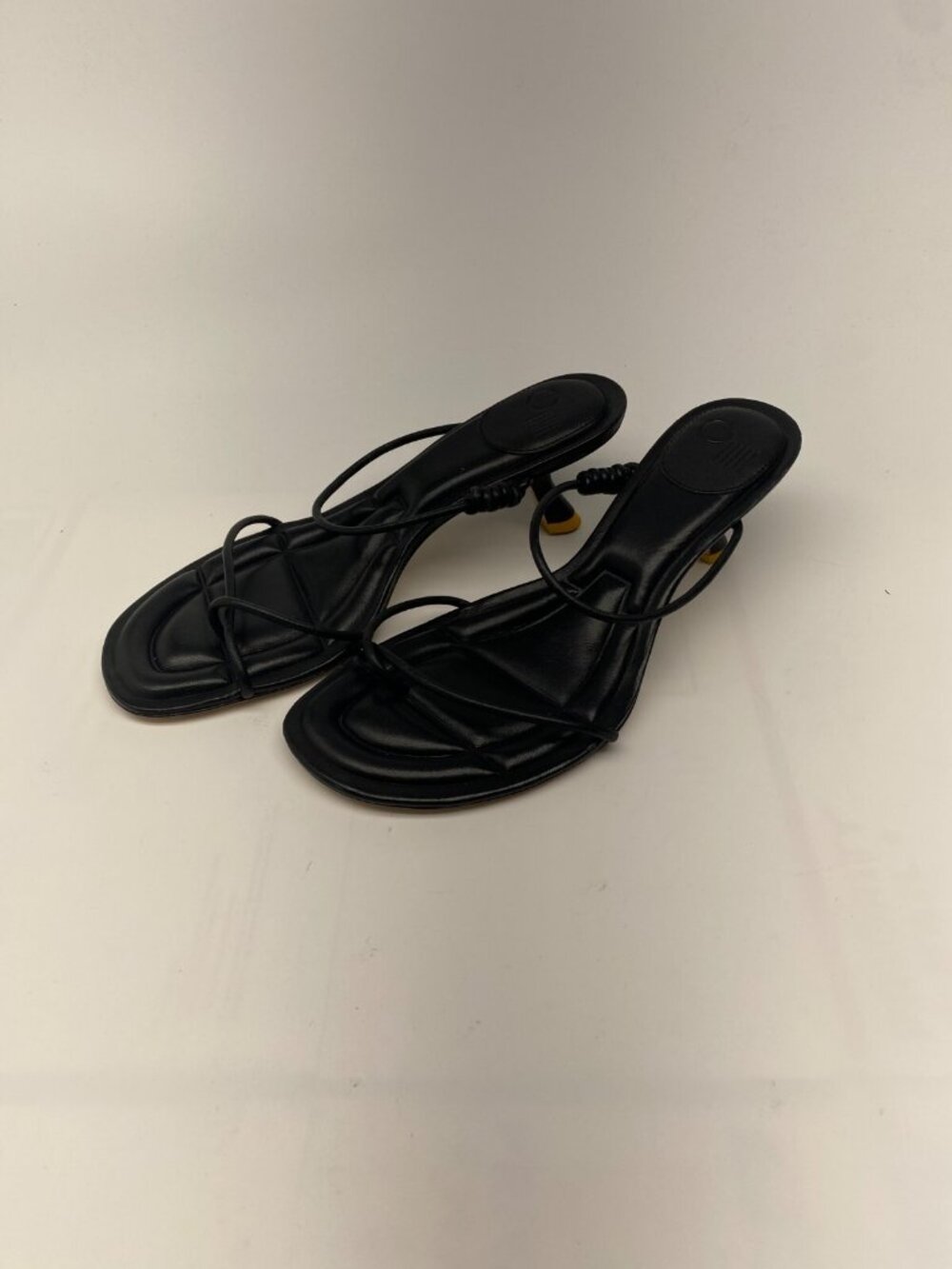 ONCEPT  Women's Sydney  Black Strap Leather Heel Sandal Sz 9.5